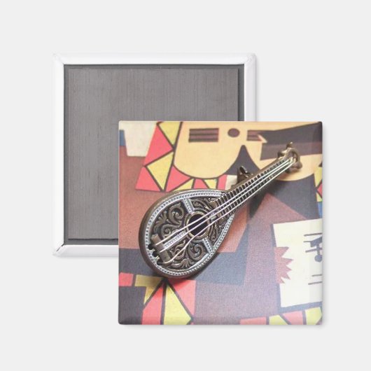 "Mandolin Music" Magneet (Voorkant / Achterkant)