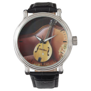 Mandolin op Couch Horloge