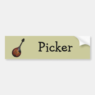 Mandolin Picker Bumpersticker