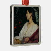 Mandolin Player, 1865 Metalen Ornament (Rechts)
