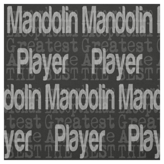 Mandolin Player Extraordinaire Stof (Swatch)