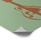 Mandolin Pop Art Poster (Hoek)