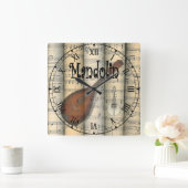 Mandolin ~ Rollend vel Music ~ Unieke ~ Vierkante Klok (Huis)