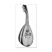  Mandolin Rubber Art Stamp Rubberstempel (Afrduk)