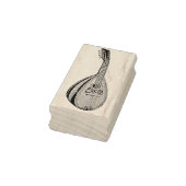  Mandolin Rubber Art Stamp Rubberstempel (Stempel)