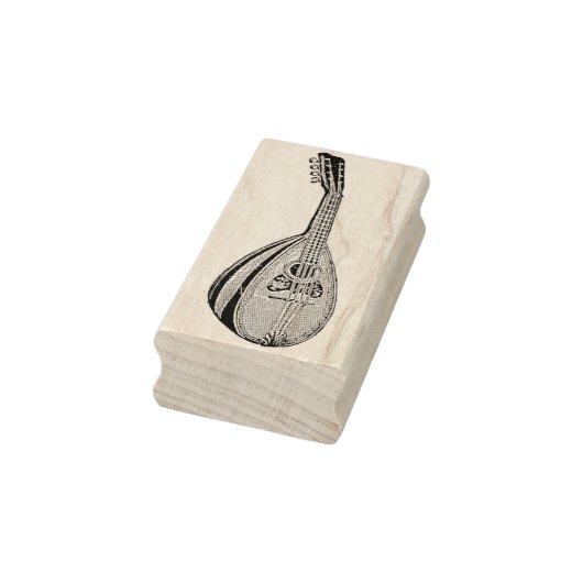  Mandolin Rubber Art Stamp Rubberstempel (Stempel)