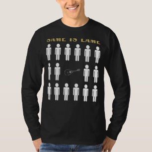 Mandolin Same is Lame Tee Shirt - Pluck Up Some Mu