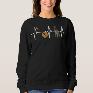 Mandolin Scottish Deerhound Heartbeat Dog Trui