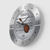 Mandolin ~ Sheet Music ~ Pensed Silver Color ~ Grote Klok (Hoek)