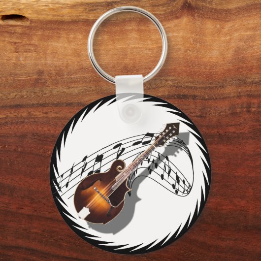 MANDOLIN-SLEUTELHANGER SLEUTELHANGER (Voorkant)