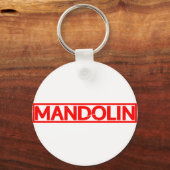 Mandolin Stamp Sleutelhanger (Voorkant)