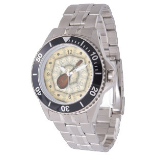 Mandolin ~ Strange Musical Design ~ Unique ~ Horloge