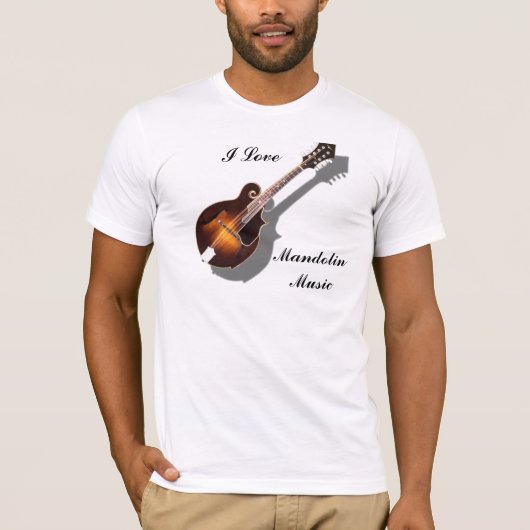MANDOLIN-T-SHIRT T-SHIRT (Voorkant)