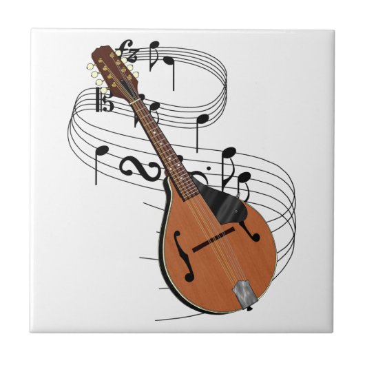 Mandolin Tegeltje (Voorkant)