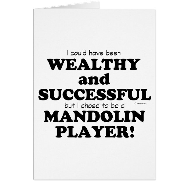 Mandolin Wealthy & Succesvol (Voorkant)
