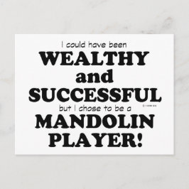 Mandolin Wealthy & Succesvol Briefkaart