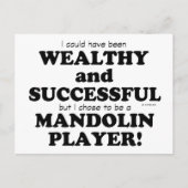 Mandolin Wealthy & Succesvol Briefkaart (Voorkant)
