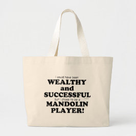 Mandolin Wealthy & Succesvol Grote Tote Bag