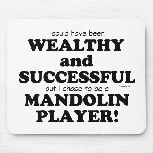Mandolin Wealthy & Succesvol Muismat (Voorkant)