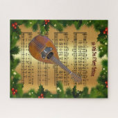 Mandolin ~ "Wij wensen u een prettige kerstdag" ~ Legpuzzel (Horizontaal)