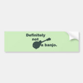 Mandolin - zeker geen banjo bumpersticker (Voorkant)