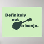 Mandolin - zeker geen banjo poster (Voorkant)