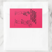 Mandolin Zombie Explode Rechthoekige Sticker (Tas)