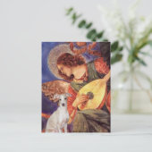 Mandoline Engel - -Italiaanse Greyhound 7 Briefkaart (Staand voorkant)
