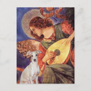 Mandoline Engel - -Italiaanse Greyhound 7 Briefkaart