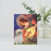 Mandoline Engel - Shih Tzu (P) Briefkaart (Staand voorkant)