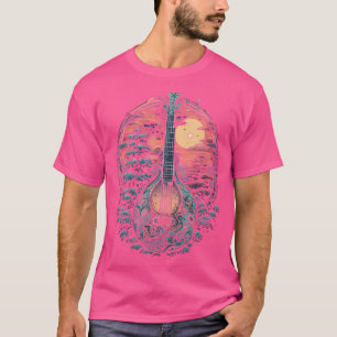 Mandoline Gitaar Natuur Bluegrass Muziekband Mando T-shirt