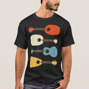 Mandoline Lover Retro Stijl Country Muziek M T-shirt