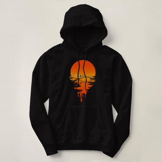 Mandoline Lover Retro Stijl Mandoline Hoodie (Design voorkant)