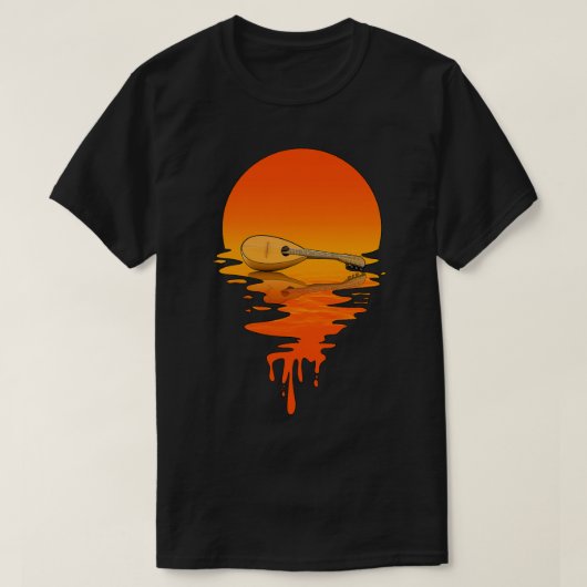 Mandoline Lover  Retro Stijl Mandoline T-shirt (Design voorkant)