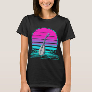 Mandoline Lover  Retro Sunset Mandoline 2 T-shirt