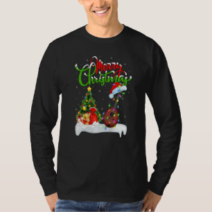 Mandoline Muziek Kerst Decoraties Mandoline Kerstm T-shirt