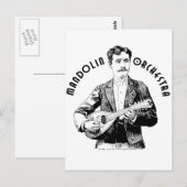 Mandoline Orchestra Briefkaart (Voorkant / Achterkant)