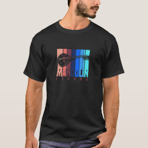 Mandoline speler muzikant bluegrass muziek t-shirt