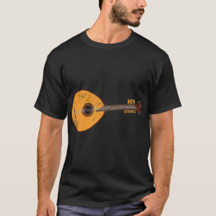 Mandolineliefhebber prijst hem met de strijkers PS T-shirt