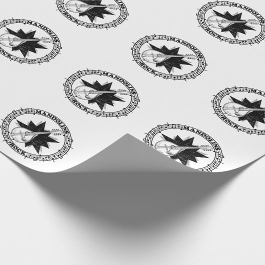 Mandolins Rock Bluegass Cadeaupapier (Hoek)