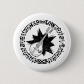 Mandolins Rock Bluegass Ronde Button 5,7 Cm (Voorkant)