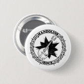 Mandolins Rock Bluegass Ronde Button 5,7 Cm (Voorkant /achterkant)