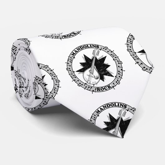 Mandolins Rock Bluegass Stropdas (Opgerold)