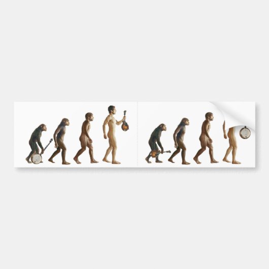 Mandolutie Bumpersticker (Voorkant)