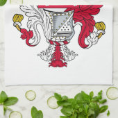 Mandows Family Crest Theedoek (Gevouwen)