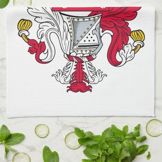 Mandows Family Crest Theedoek (Gevouwen)