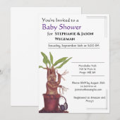 Mandrake Baby shower Uitnodiging (Voorkant / Achterkant)