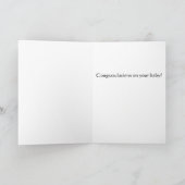 Mandrake Nieuwe Baby Kaart (Binnen)