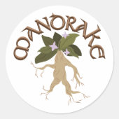 Mandrake Ronde Sticker (Voorkant)