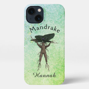 Mandrake Witchy Magical Mandrake Root Plant iPhone 13 Hoesje